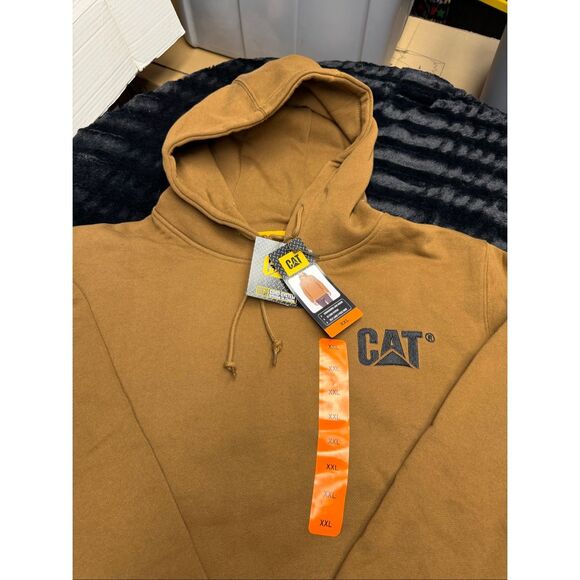 High Quality Tan Caterpillar Men’s XXL Hoodie! Brand new with tags! - Picture 2 of 4